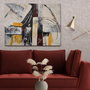 Wallity Pintura al óleo decorativa Multicolor 50 x 70 cm